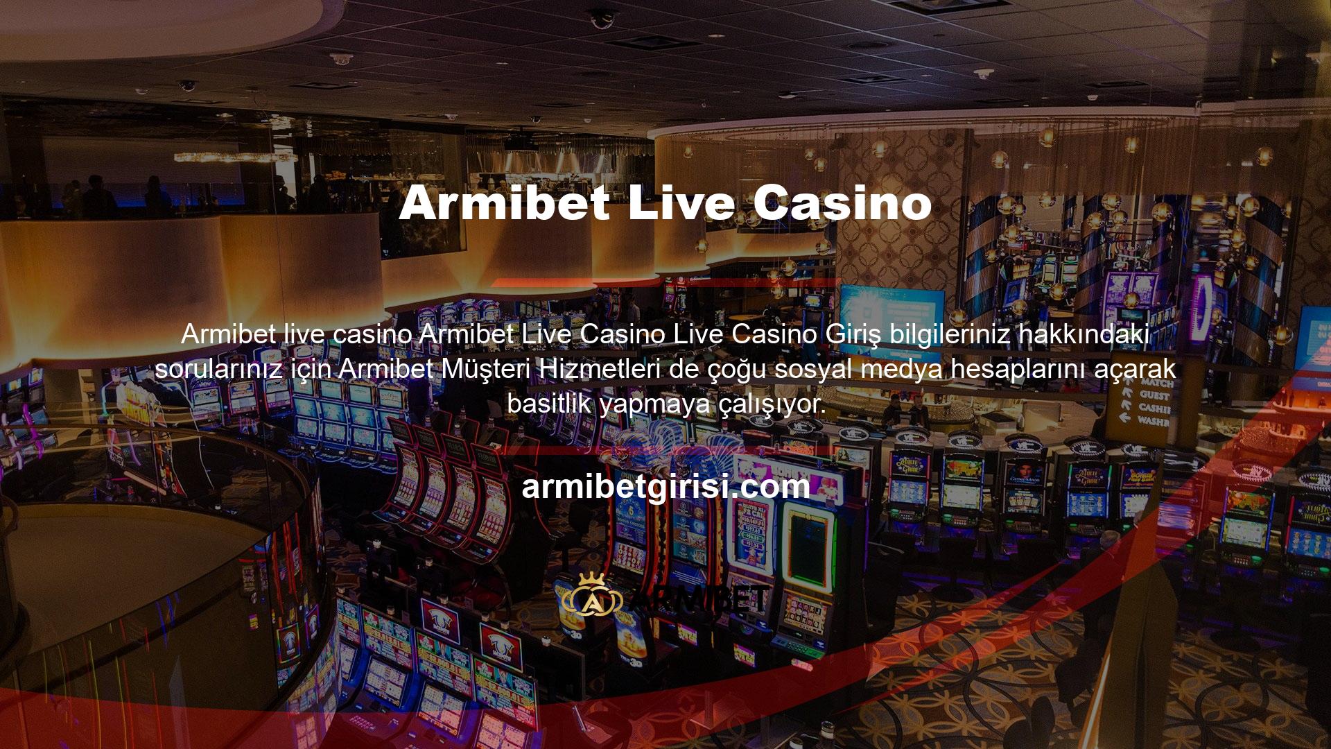 Bu seçeneklerle, Armibet casino giriş bilgilerinizi kolayca bulabilirsiniz