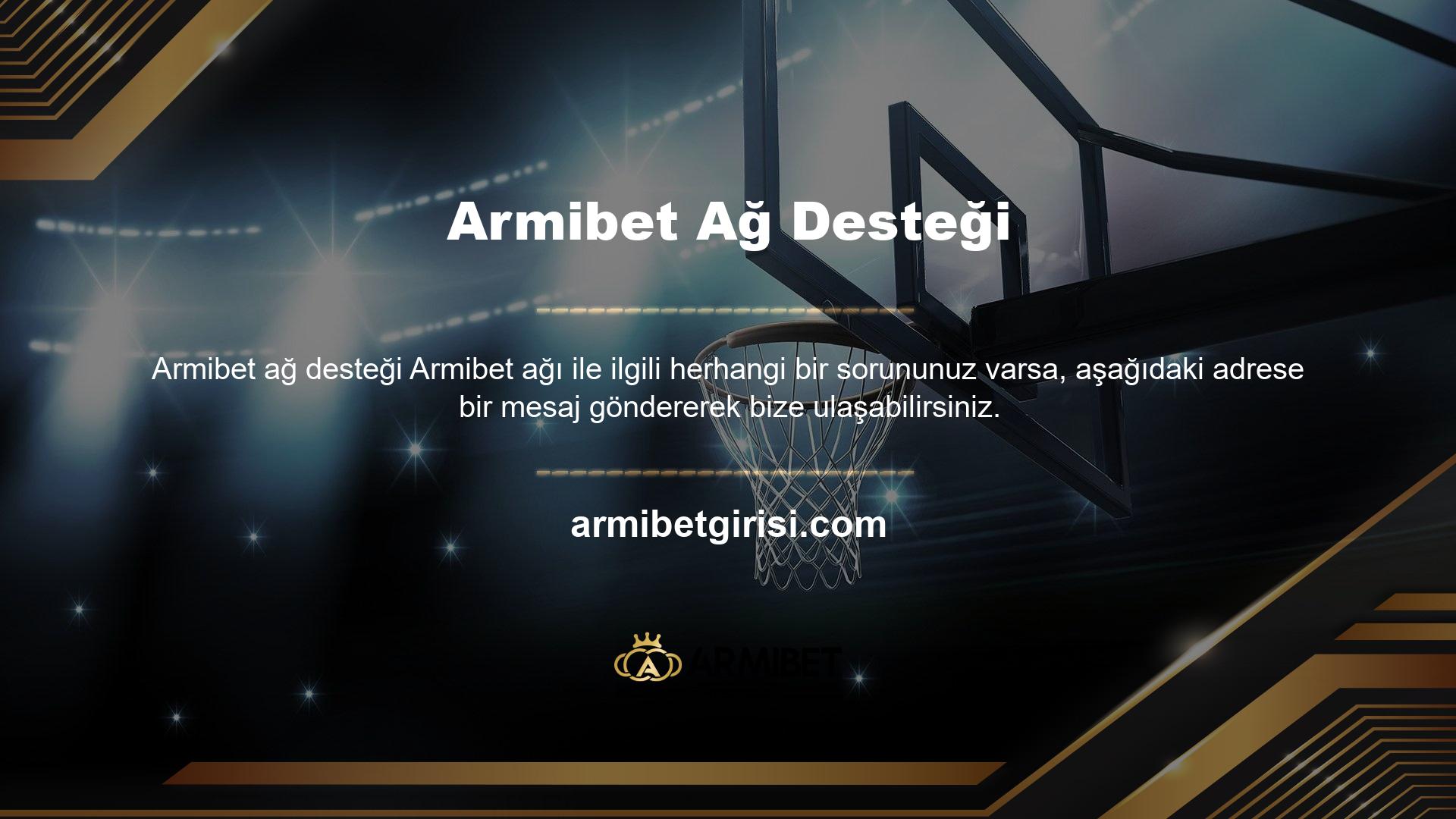 Armibet e-posta adresi: Adres Ekle