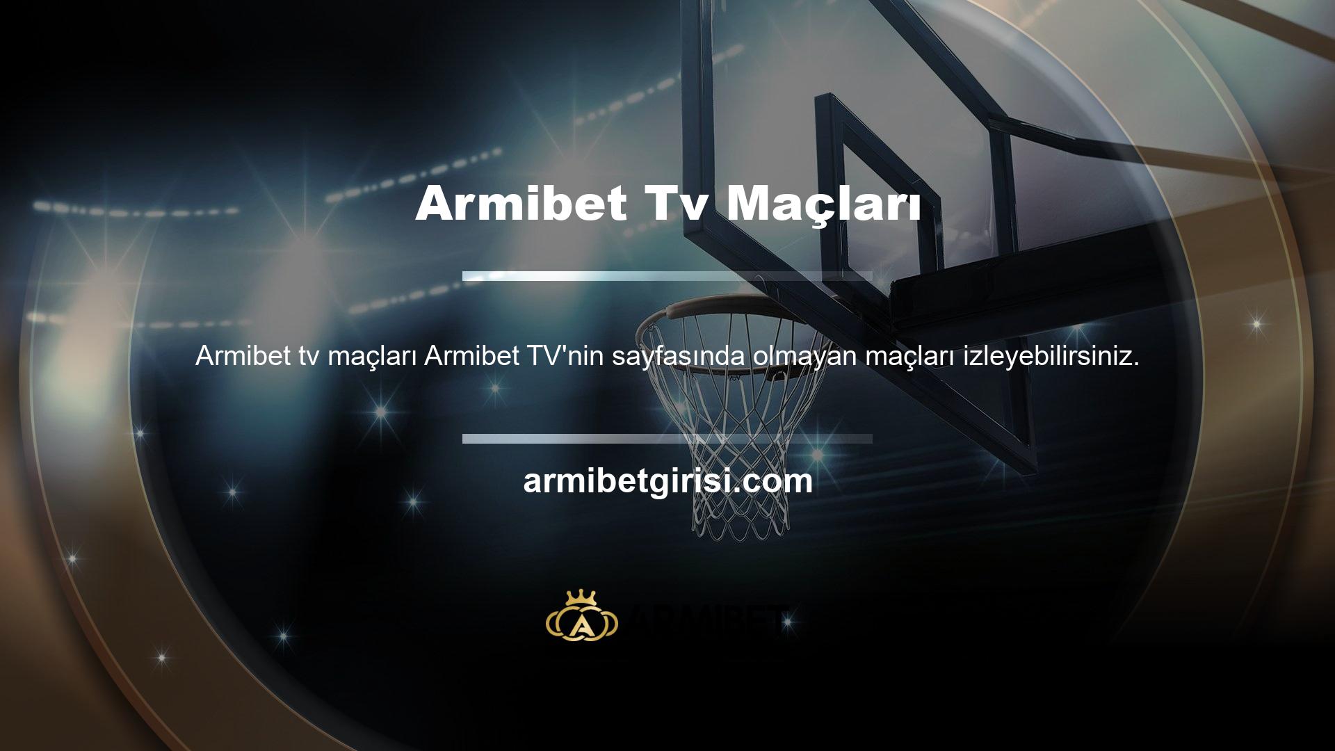 Canlı yayınları izlerken, Armibet TV'yi dondurmadan bir bahis kuponu oluşturma fırsatınız var